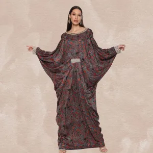 Antonia Ajrakh Modal Kaftan | Hand-Block Print | Simply Serene