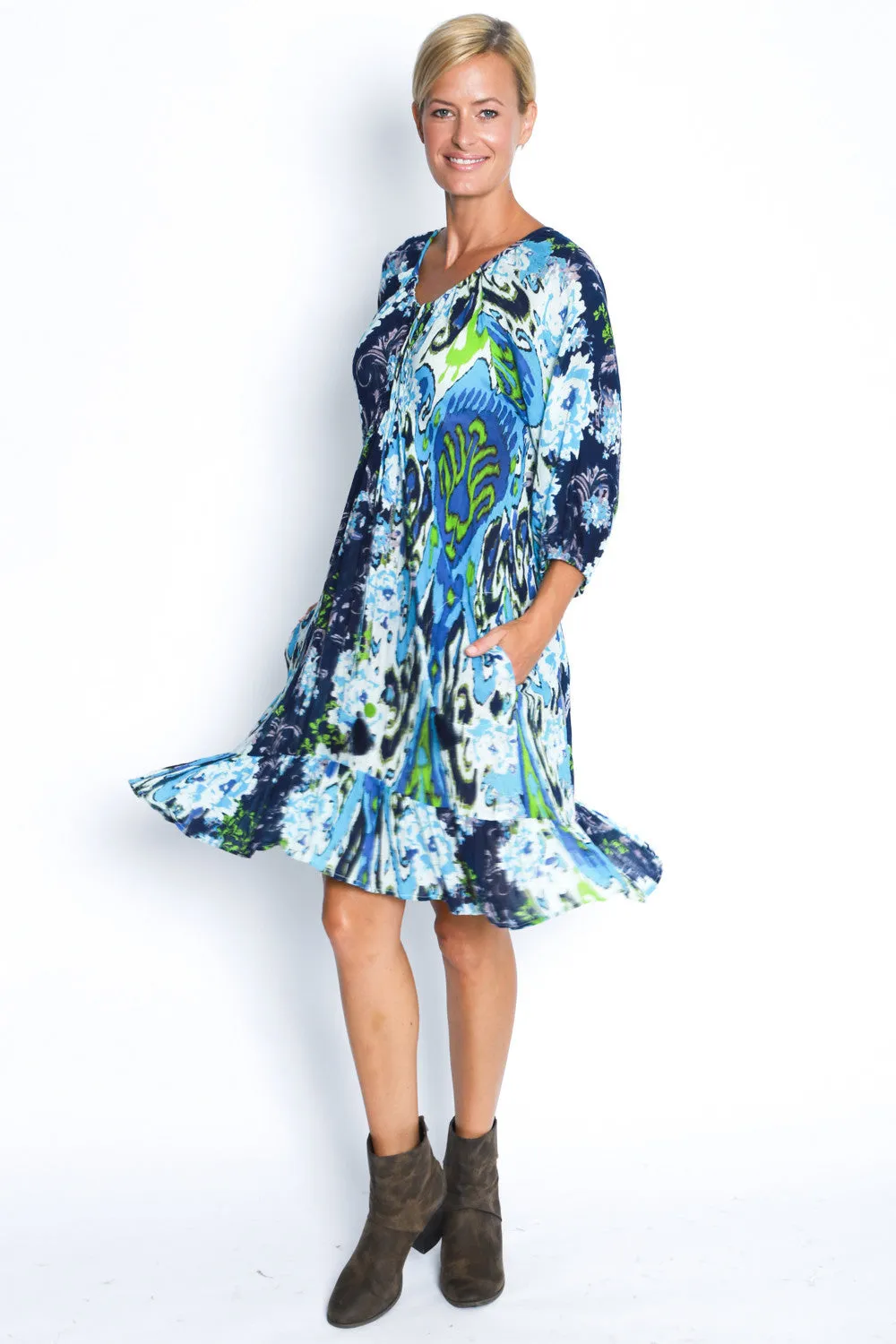 Arizona Dress in Ocean
