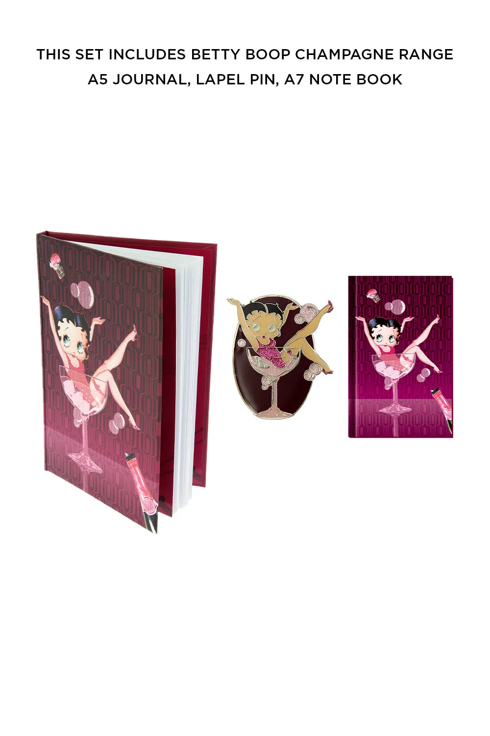 Betty Boop Champagne Design gift set