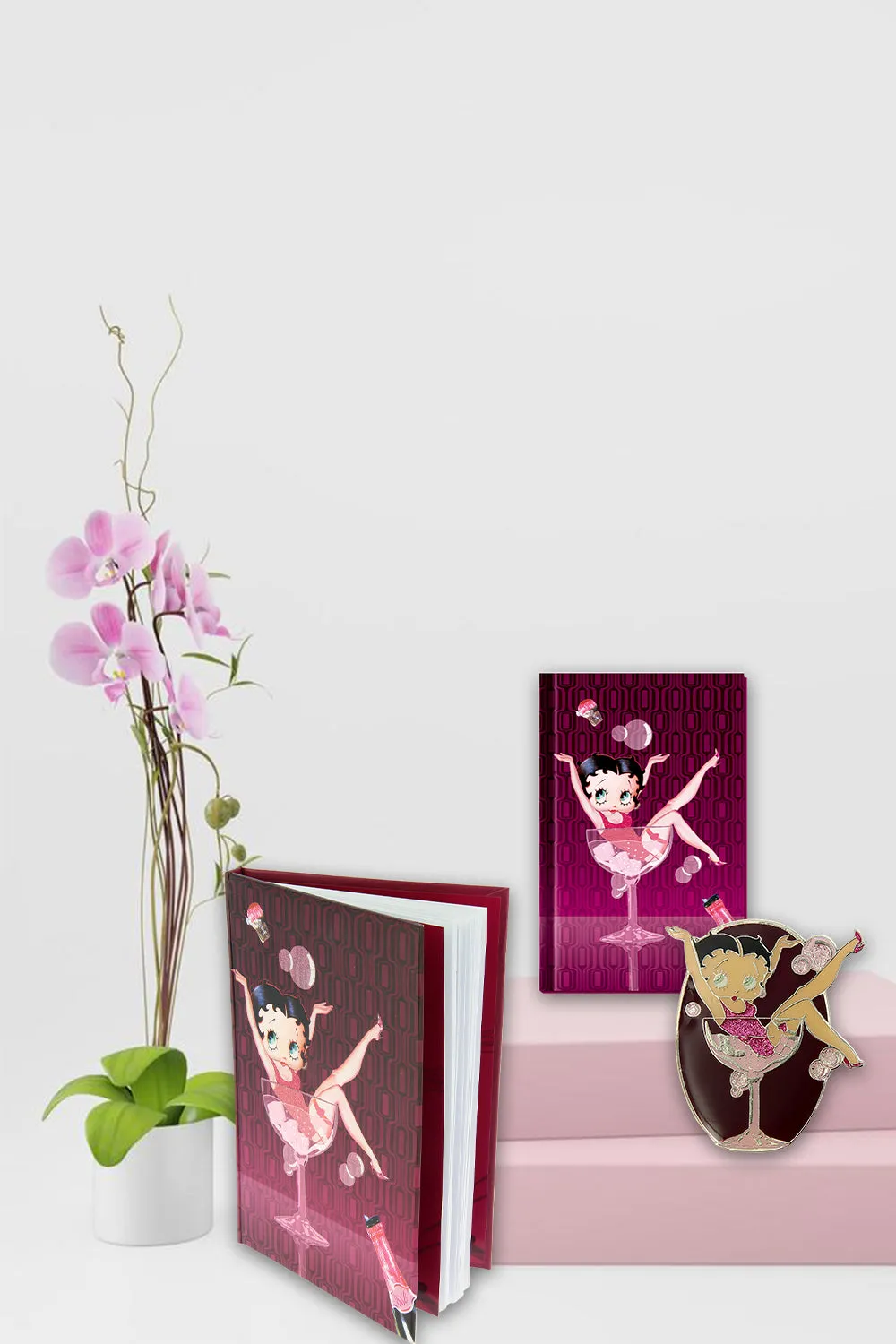 Betty Boop Champagne Design gift set