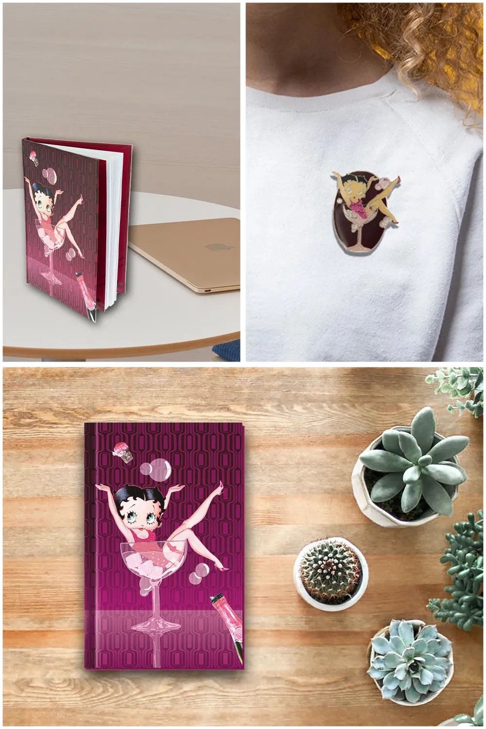 Betty Boop Champagne Design gift set