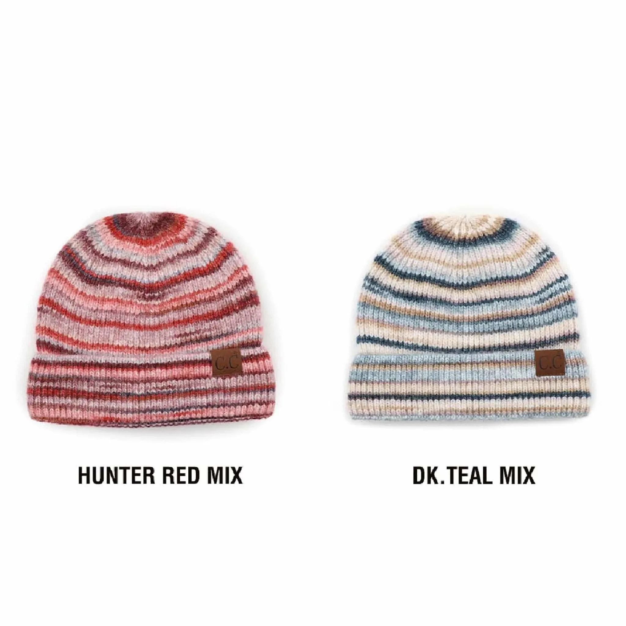 CC Stripe Color Block Beanie
